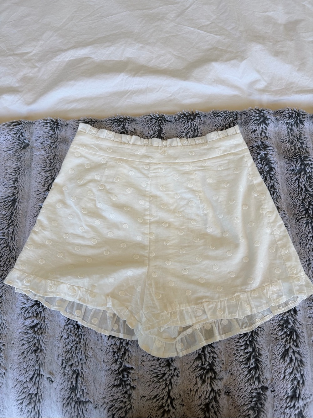 Petal & Pup White Polka Dot Summer Shorts - Picture 2 of 4